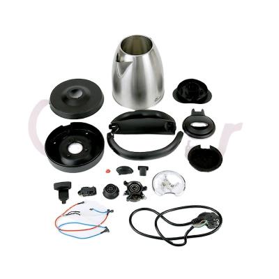 China 360 Degree Rotation Base Factory Customized Stainless Steel Electric Kettle 1.8L 1500w SKD Electric Kettle Parts for sale