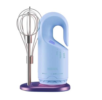 China Portable Hand Held Multifunction Pure Copper Hand Mixer Butter Beater Cream Egg Motor USB Meat Cleaver for sale