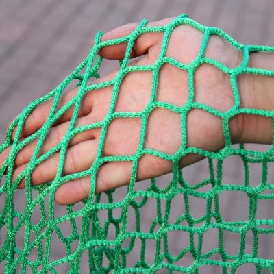 China Scaffold System Installation Green Color 3mm Cargo Netting Safety Net Knotless Horizontal Scaffolding Safety Net for sale