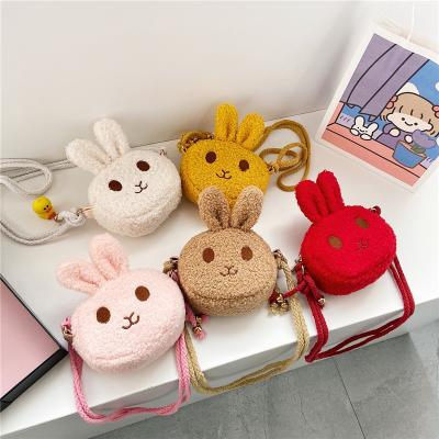 China 2021 Fashion Designer Trend Cartoon Animal Rabbit Large Children's Daily Main Cute Small Purse for sale