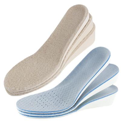 China Other Wholesale 1.5/2.5/3.5cm Height Increasing Eva Foam Pads Health Breathable Sports Insole Comfort Soft Foot Step Up Insoles for sale