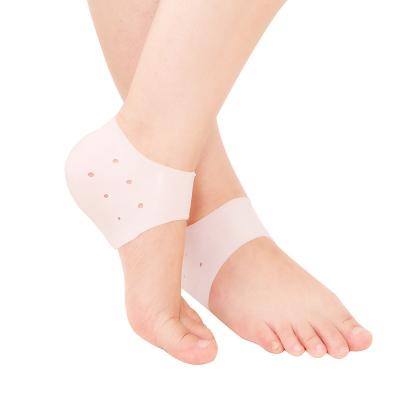 China Wholesale Comfort Silicone Gel Heel Bumps Foot Cracked Skin Moisturizing Soft Insole Foot Heel Care Cushion Anti-Crack Pads Protector for sale