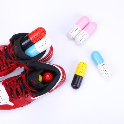 China New Fashion Capsule Design Activated Charcoal Cute Athlete Shoe Deodorizer Pills For Sneakers Shoe Smell Eliminatorr Odor Remover Shoe Deodorizer for sale