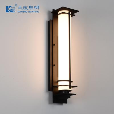 China Garden illumination of a palace wall lantern black outer wall led outdoor lighting DHK-9176 for sale