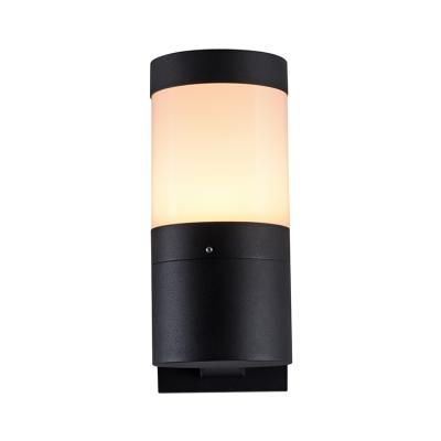 China Modern Outdoor 5 Watt Polycarbonate LED Built-In Wall Sconce In Matte Black for sale