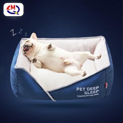 China Modern Sustainable Heating Pet Dog Cat Soft Pet Beds Luxury Bed For Dog for sale