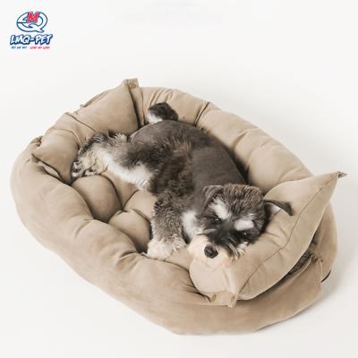 China Multifunctional Folding Square Pet Bed Travel Pet Bed Room For Cat Dog Sofa Dog Bed Cushion Mat Cat Bed Along for sale