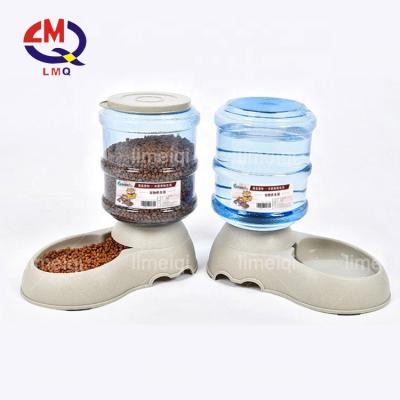 China Cheap Automatic Dog Dish Holder Pet Drinker Feeders For Large Dogs Feeders Dog Water Dispenser Fountain for sale