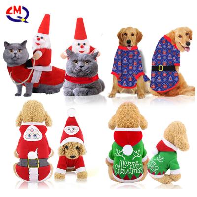 China Sustainable Clothes For Dog Costume Christmas Dog Clothes Winter Hoodie Coat Pet Clothing / Dress Pet for sale