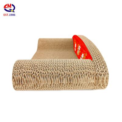 China Viable Wholesale Paper Cat Back Scratcher Mat Cat Scratcher Mat Sisal Climbing Ramp for sale