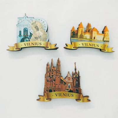 China Shape Cities Country Country 3d Souvenir Home Decorative Aluminum Fridge Magnet for sale