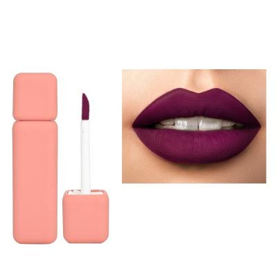 China Waterproof Empty Square Tubes Lip Gloss Matte Glitter Lipgloss Vendor Custom Private Label Lip Gloss for sale