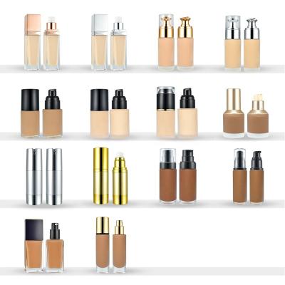 China Luxury Full Coverage Liquid Matte Foundation Private Label Bottle Cream Vegan Base Moisturizer Cosmetics Base for sale