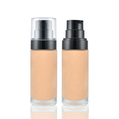 China Moisturizer Vegan Foundation Private Label Full Coverage BB cc Cream Makeup Matte Liquid Foundation For Dark Skin for sale