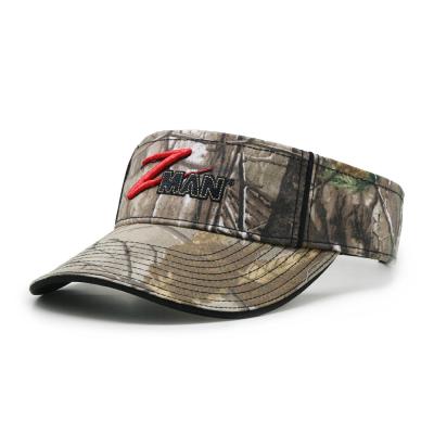 China Character Brand Camouflage Hat Sun Visor Cap Bulk Sale Plastic Sun Visor Hat for sale