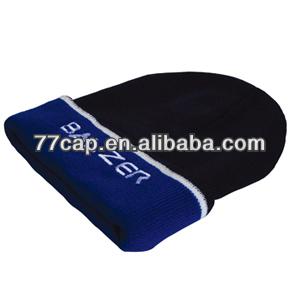 China Medium blue bennie attractive top sales fashion knitted hats for sale