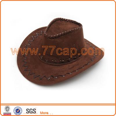 China Funny Character New Fashion Faux Leather Cowboy Hat Mexican Cowboy Hat for sale