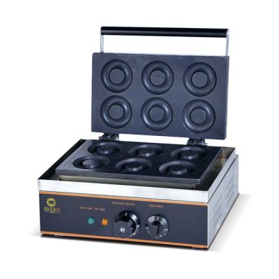 China Convenient Six Hole Donut Maker Machine Professional Donuts Making Machine Snack for sale