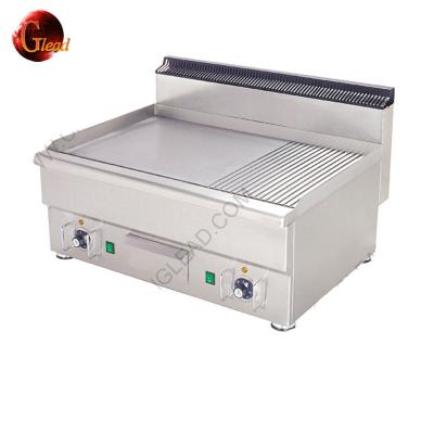 China Commercial Industrial Cast Iron Stainless Steel Electric Griddle for sale