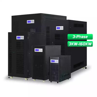 China 6kw 80kw 1200kw 48v 12kw Solar Power Inverter 3 Phase 50 KVA Hybrid Off-grid PV Power Solar Inverter 40kw With Mppt 565*300*775mm~725*365*1010mm for sale