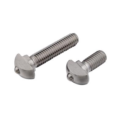 China Stainless Steel 304 Slot 8 Hammer 304 M8 Spherical Head Spring Swivel T-bolt for sale