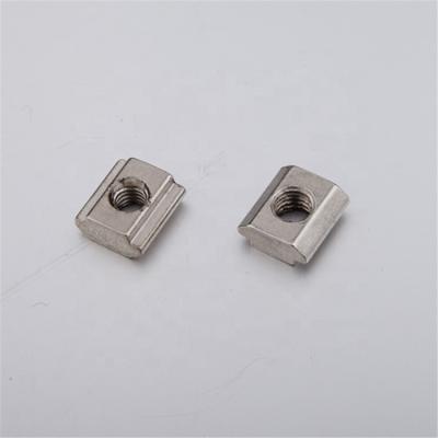 China General Industry Steel M3 M4 M5 M6 Square Profile Sliding T Nut 2A36.A for sale