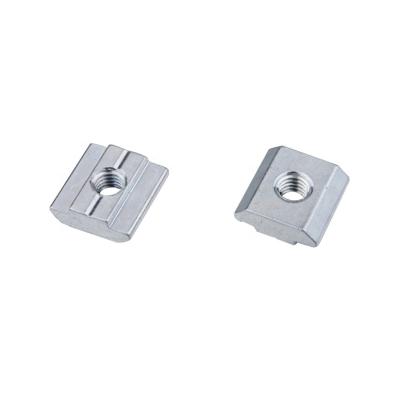 China Industry General High Quality Galvanized Steel Nut 2A08.AA.01 T Slot Nut For Aluminum Profile Slot 8 Slide Hammer Nut for sale