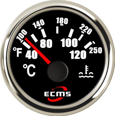 China White Vessels 52mm Meter 287.4-22.4Ohm 40-120 Degree Car Water Temperature Gauge for sale