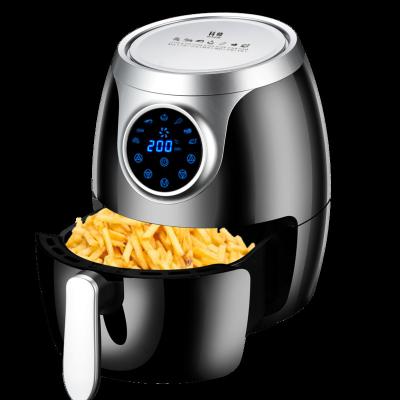 China Overheat Protection Latest Design Safety Protection Triple Stick Pan Not Easy To Clean Digital Air Fryer for sale