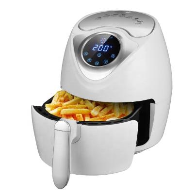 China SUPERB Intelligent High Speed ​​Stainless Steel 3.5L Air Automatic Electric Deep Fryer Oil Free Overheating Protection For Kitchen for sale