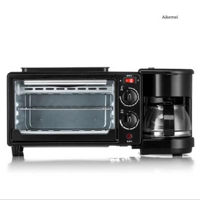 China Hotel 3 in 1 Breakfast Makers Skillet +toaster Oven+ Coffee Maker Breakfast Machine for sale