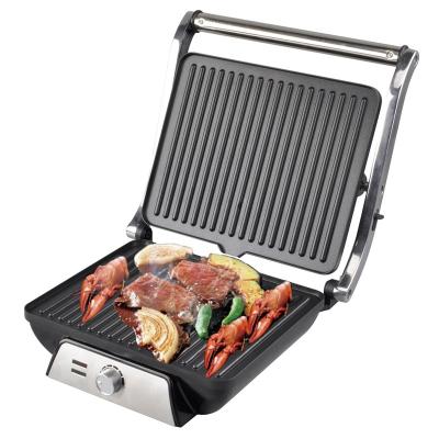 China Family BBQ 4 Slice Barbacoa Panini 4 Slice Maquina Toaster Electric Touch Grill for sale