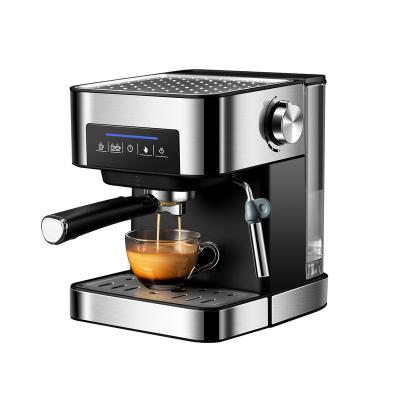 China Hotel Commercial Automatic Stainless Steel Espresso Machine Coffee Maker Steam Milk Frothing Machine for sale