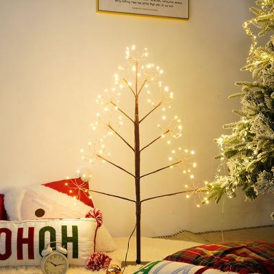 China New Christmas LED Tree Light Yard Decoration Outdoor Twig Branch Artificial Led Copper Wire Tree Lights for sale