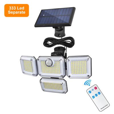 China Pretty New Garden Light Adjustable Outdoor IP 65 Waterproof Solar Garden Heads LED Sensor Wall Lamp High Quality for sale