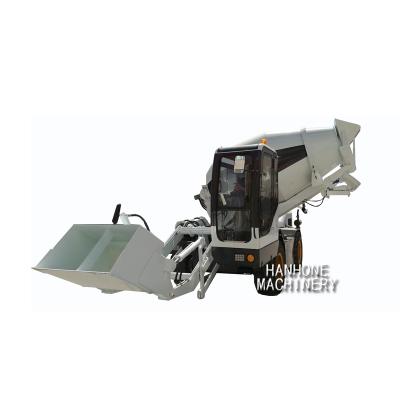 China CONSTRUCTION INDUSTRY BEST AWARD 2021 TO PERU SYSTEM 3.5M3 AUTOMATIC WEIGHING SELF LOADING CONCRETE MIXER FOR SALE for sale