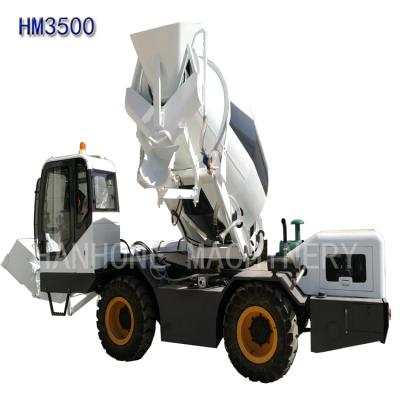 China CONSTRUCTION INDUSTRY READY MIXED CONCRETE MACHINERY 3500L SELF LOADING CONCRETE MIXER CAR WITH 21M3 PER HOUR PRODUCTIVITY for sale