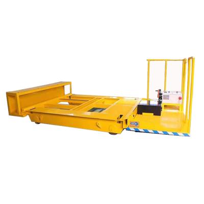 China Handling modern factory material handling equipment automatic electric flatbed trolley with best after-sale service for sale