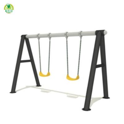 China Popular Metal Kids Swing Set Outdoor Garden Playground for sale