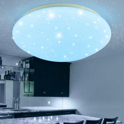 China Outdoor Mounted Starry Ceiling Light RGB Round Remote Control LED Star Ceiling Light Round Sky Bedroom Atmosphere LED for Living Room for sale