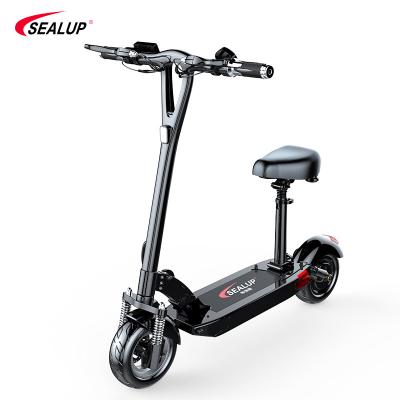 China SEALUP Q21Adult Unisex Electric Scooter 350W Tire 10 Inch Vacuum M/H 40-50 Motor Speed ​​Adult Portable Folding Electric Scooter for sale