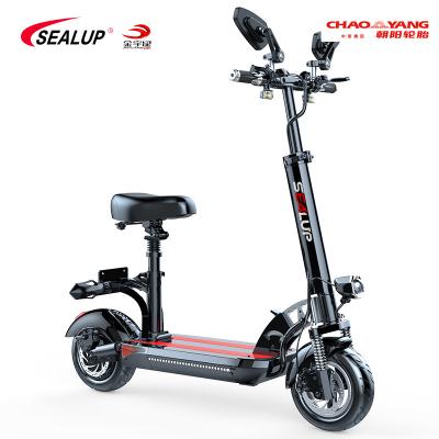 China SEALUP Q8-3 2 wheels unisex folding e scooter elektro foldable electric scooter with front and rear turn signals, mirrors for sale