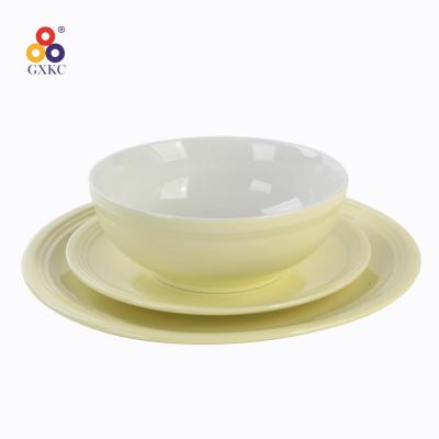 China Sustainable Wholesale Home Modern Dinnerware 12 Piece Manufacturers Ceramic Dinner Set for sale