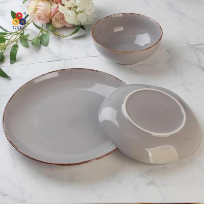 China Sustainable Wholesale Custom Homeware Catering Cheap 12 Piece Porcelain Dinner Sets for sale