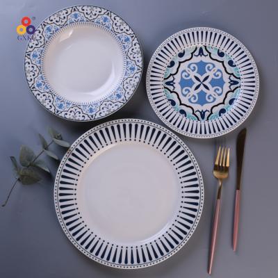 China Guangxi SanHuan GXKC 18pc Viable Premium Quality Bone China Royal Dinner Sets 18pc for sale