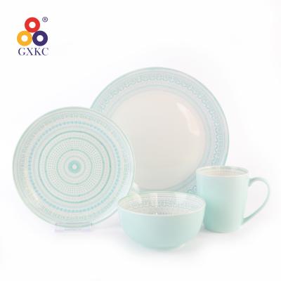 China New Sustainable Bone China Tableware SanHuan Bone China Dinnerware Sets for sale