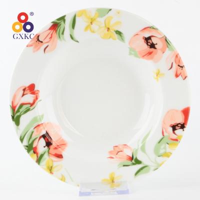 China Guangxi SanHuan GXKC Sustainable High Class Porcelain Ceramic Dinner Set Dish Dish for sale