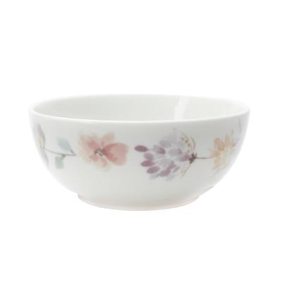 China Wholesale Stackable White Soup Bowls Viable Porcelain Salad Bowl Coconut Bowls for sale