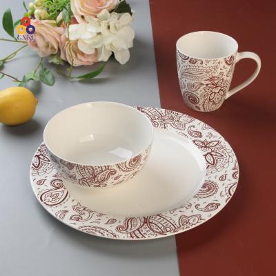 China Good Quality Viable Hot Chocolate Selling Guangxi SanHuan GXKC USA Solid Porcelain Set Ramen Rice Soup Ceramic Bowl For Home for sale