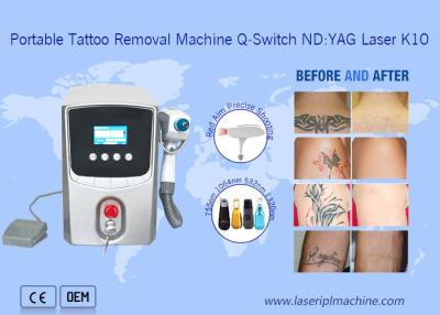 China Sgs 1064nm 532nm Laser Tattoo Removal Machine For Eyebrow Speckle Removal for sale